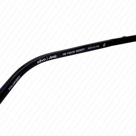 REVO Desert Jeep Navigator RE1165 05 60mm Blue Horn Polarized Sunglasses - Picture 11 of 11